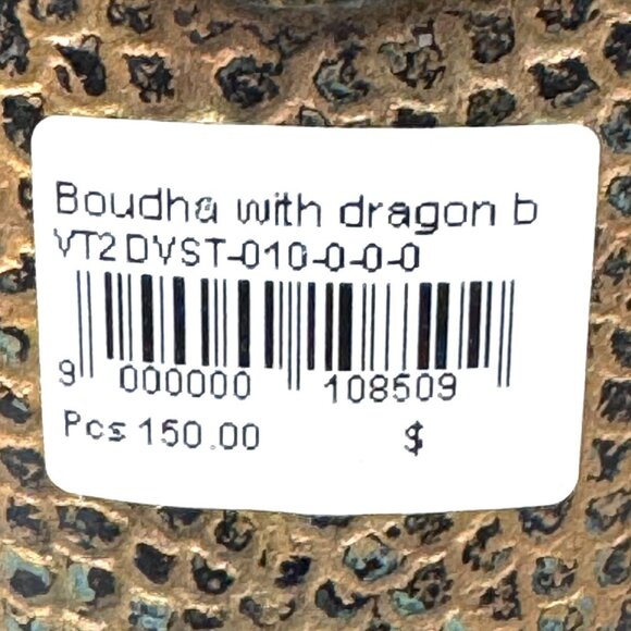 Cambodian Bronze Naga Buddha: Saturday's Serpent Guardian Dhayan Mudra 10" Vtg - Picture 6 of 9